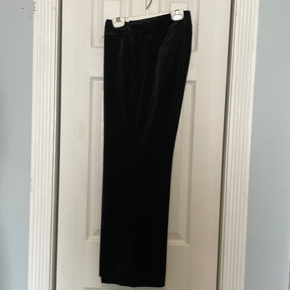 Ann Taylor black velvet pants